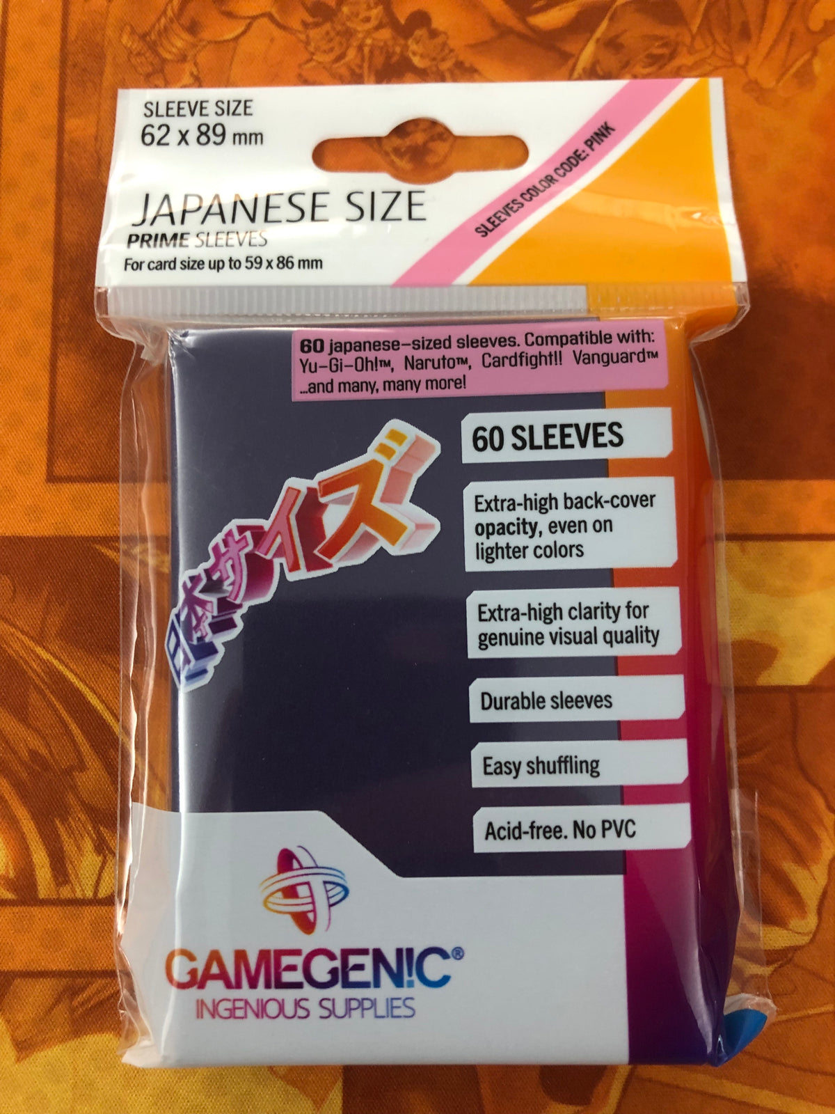 Gamegenic Sleeves Small (Purple) [60ct]